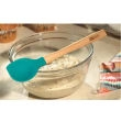 Bamboo Silicone Corner Spoon